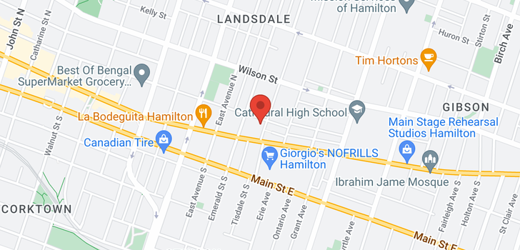 map of 390 King William Street